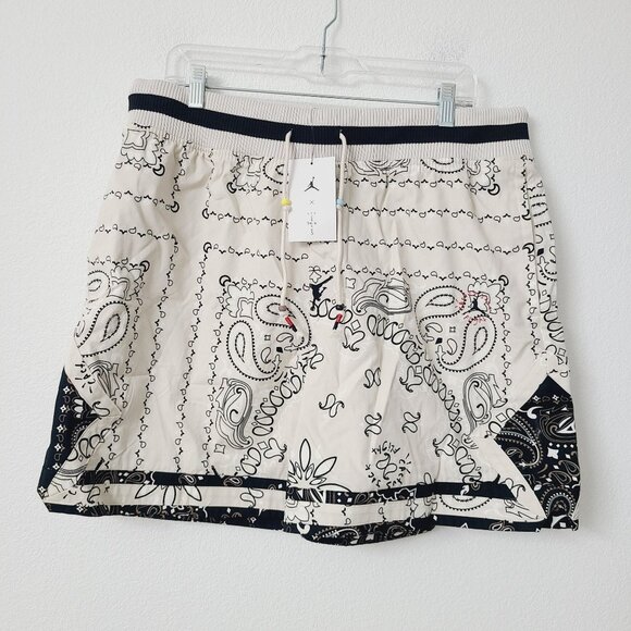 Nike Air Jordan X Travis Scott Paisley Shorts DO4099-104 Size XL - Picture 1 of 7